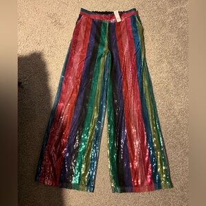 New York & Co. Sequin Wide Leg Pants